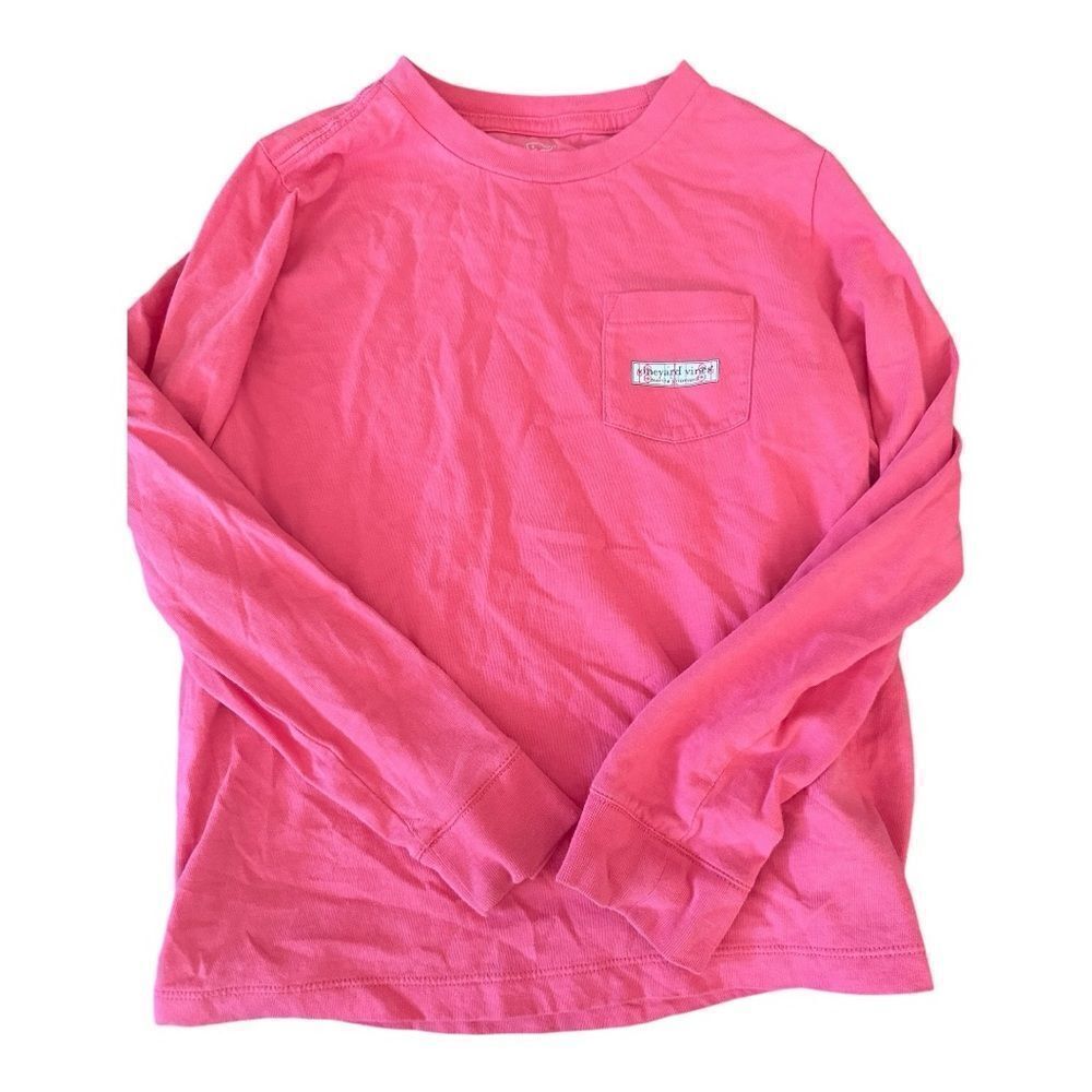 Vineyard Vines | Boys Pocket Lacrosse Long Sleeve Shirt | 7